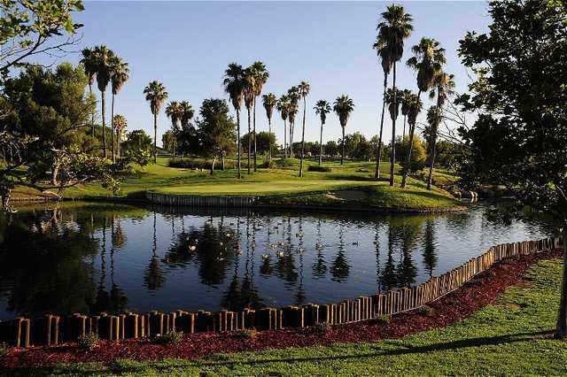 A view of hole #8 at Legends Golf Club