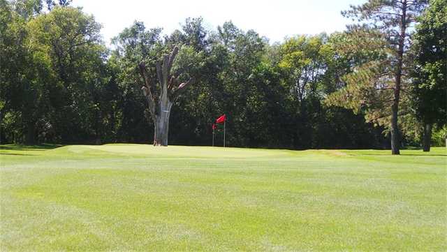 A view of green #2 at Jackson Golf Club