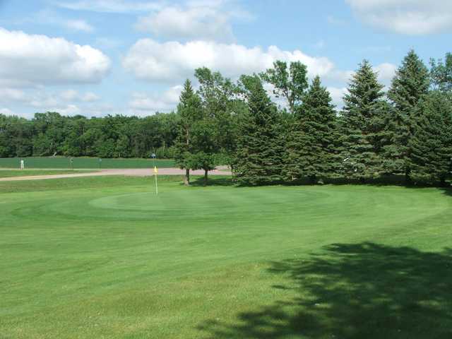 A view of hole #5 at Loon Lake Golf Course