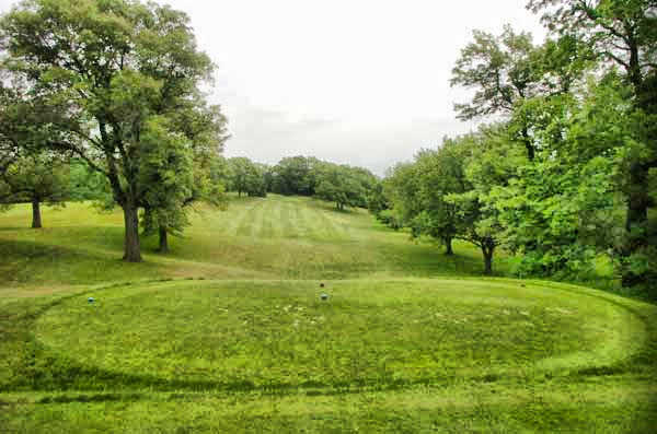 A view from tee #1 at Kenyon Country Club