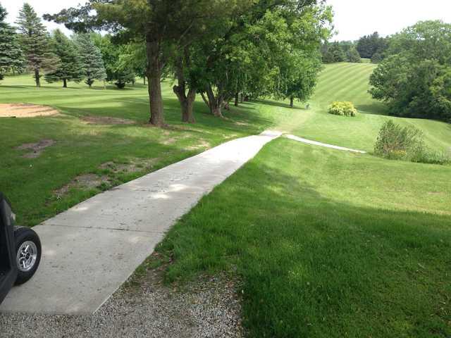 A view of fairway #7 at Lanesboro Golf Club