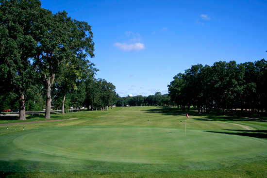 A view of hole #1 at Long Prairie Country Club