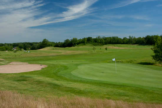 A view of the 11th green at Long Prairie Country Club