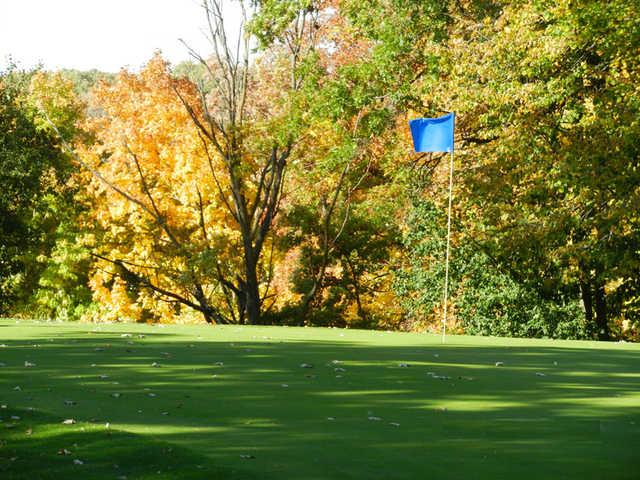 A view of a hole at Saint Charles Golf Course