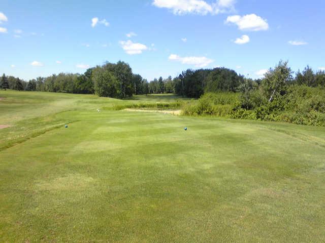 A view from a tee at Sandstone Area Country Club