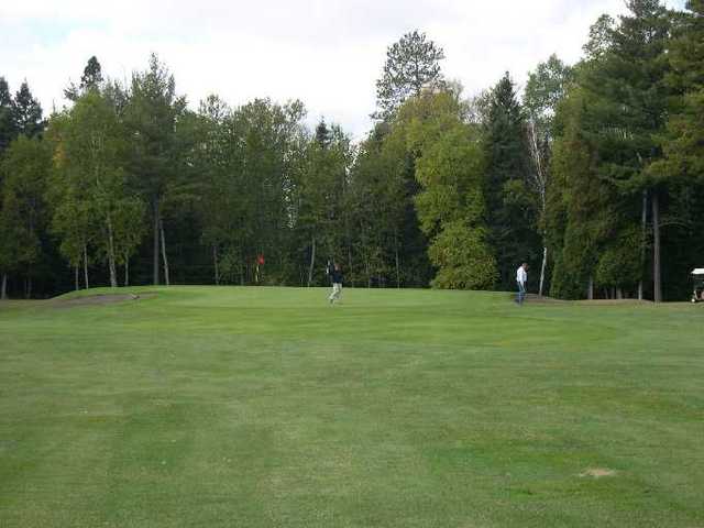 A view of the 2nd green at Silver Bay Country Club