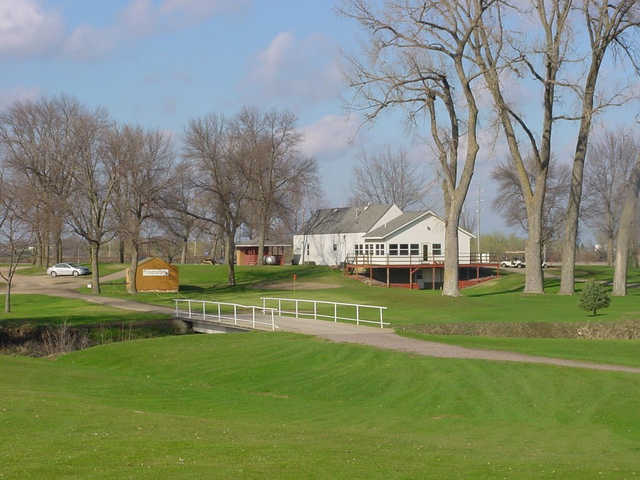 A view of a green at Winthrop Golf Club
