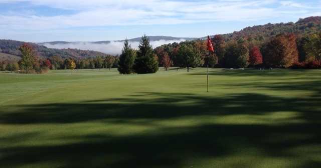 A view of a hole at Apalachin Golf Course