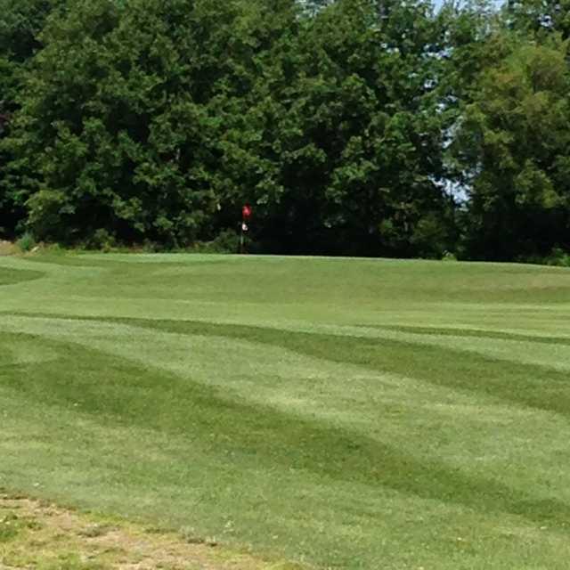 A view of green #5 at L.A. Golf Club