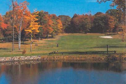 A fall view from Executive at Rockland Lake Golf Course