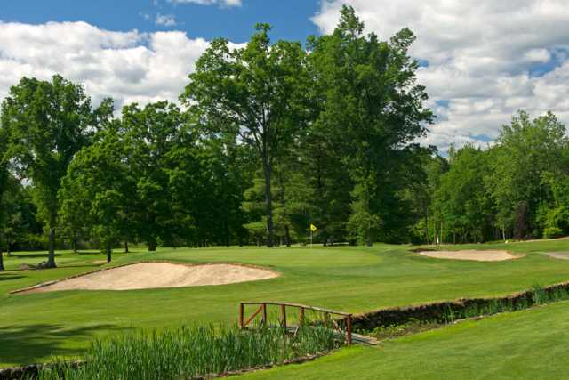 A view of a hole at Broadacres Golf Club