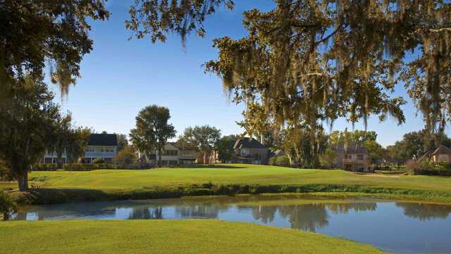 A view of the 4th green from La Quinta at Quail Valley Golf Course