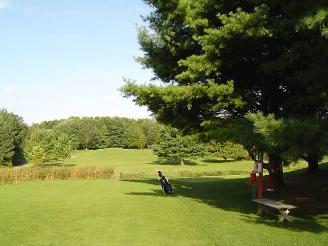 A view from tee #2 at Trumansburg Golf Club
