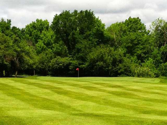 A view o a hole at Turin Highlands Golf Course
