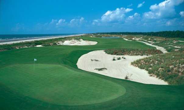 A view of the 16th green from Ocean at Kiawah Island Resort