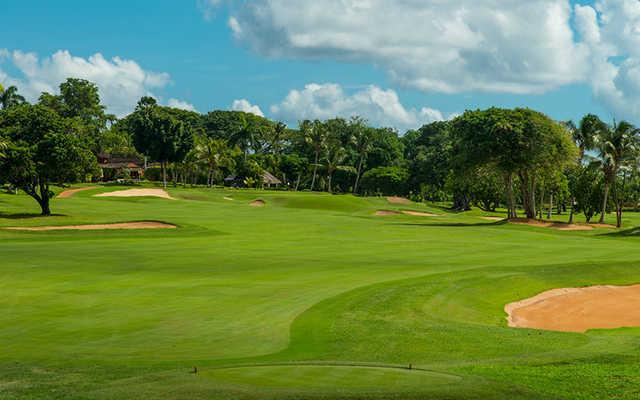 A view from the 3rd tee at Teeth of the Dog from Casa de Campo