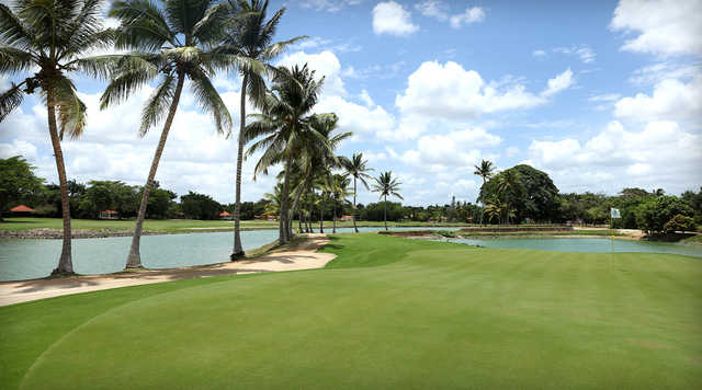A view of a hole at The Links from Casa de Campo