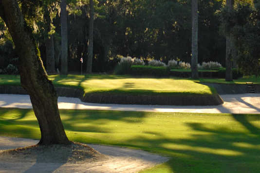 A view of a green from Harbour Town Golf Links at Sea Pines Resort