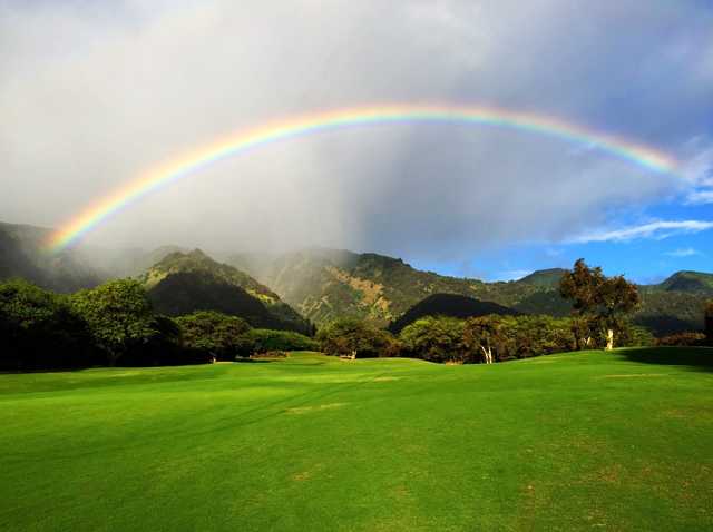 A view of hole #7 at Kahili Golf Course