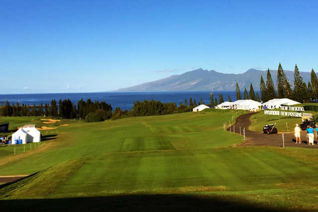 A view from a tee at Kahili Golf Course