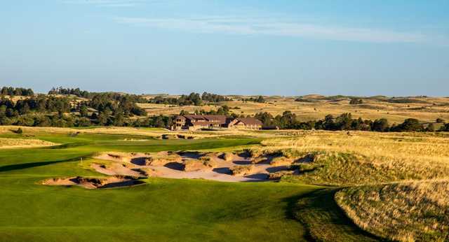 A view from the 18th tee at Dunes Course from The Prairie Club