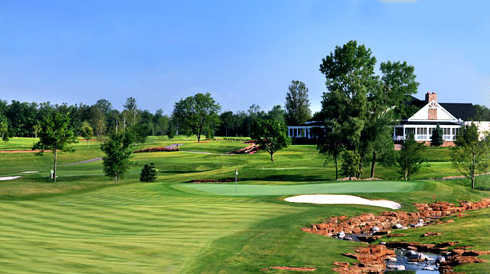 A view of a green from Atunyote Golf Club at Turning Stone (Golfrange)