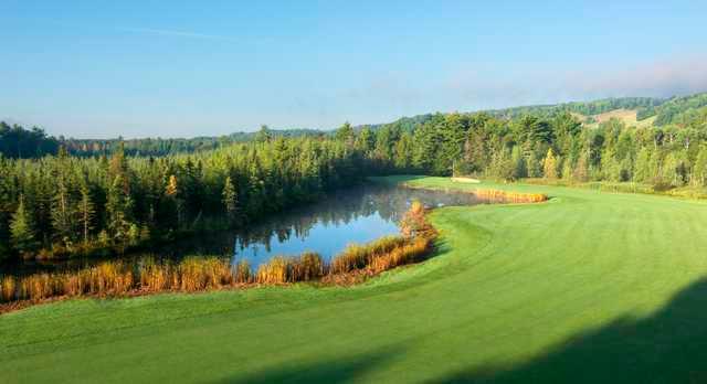 A view of hole #5 from Heather at Boyne Highlands Resort