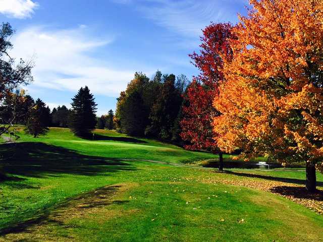 A splendid fall day view from Hidden Valley Golf Club