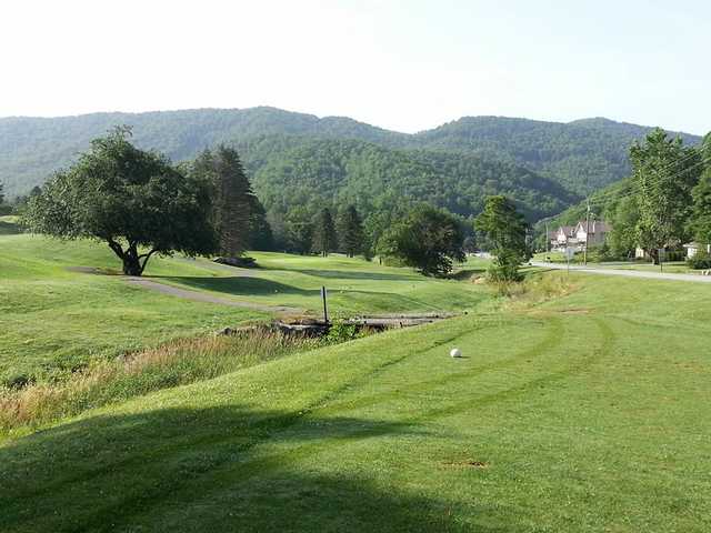 A view from tee #8 at Willow Creek Golf Course