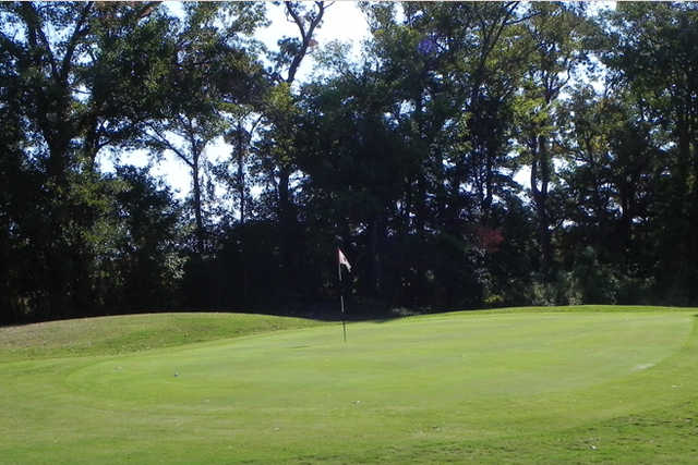 A view of a hole at Holly Ridge Golf Course