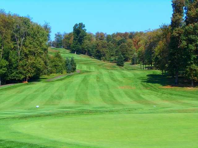 A view from the 14th green at Pittsburgh National Golf Club