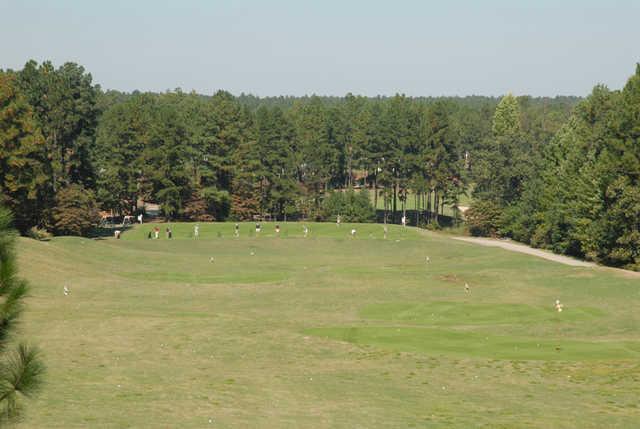 A view of the driving range at Talamore Golf Resort