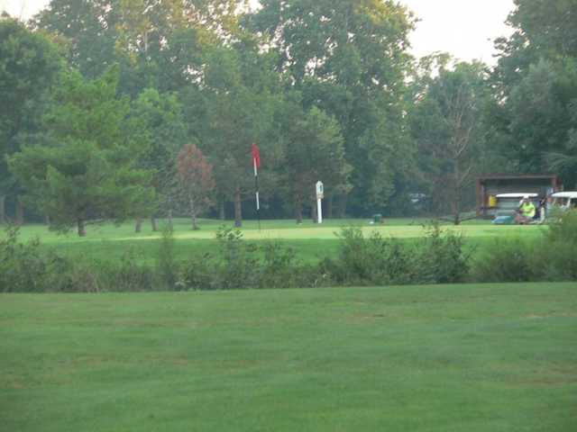 A view of a green at New Winchester Golf Course