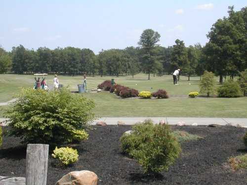 A sunny day view from Hickory Grove Golf Course
