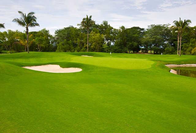 A view of a hole from The Greg Norman Signature Course at Vidanta Nuevo Nayarit-Vallarta