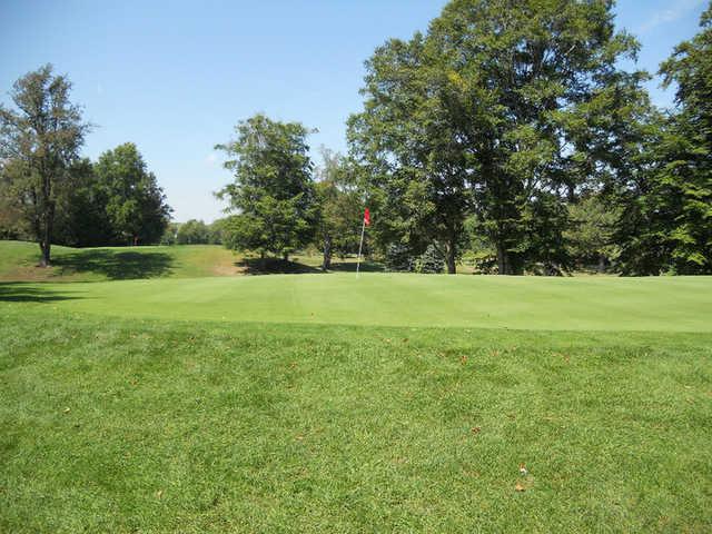A view of the 6th green at Suffield Springs Golf Club
