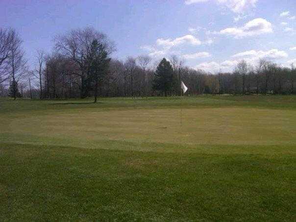 A view of a green at Village Green Golf Course (Joe Pae)