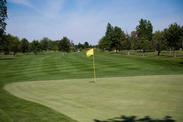 A view of a hole at Moose Landing Country Club