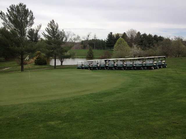 A view of a hole at Meigs Golf Course.