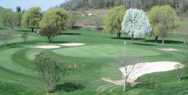 A view of hole #18 at Championship from Fairway's Riverside Golf Course