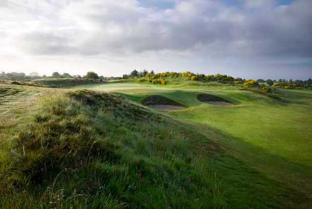 A look at a magnificent green at Irvine Golf Club