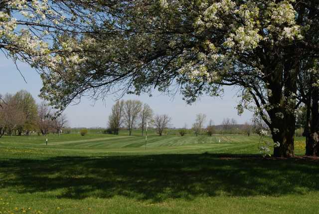 A spring day view from Hickory Sticks Golf Club