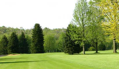 A view of a fairway at River Greens Golf Course