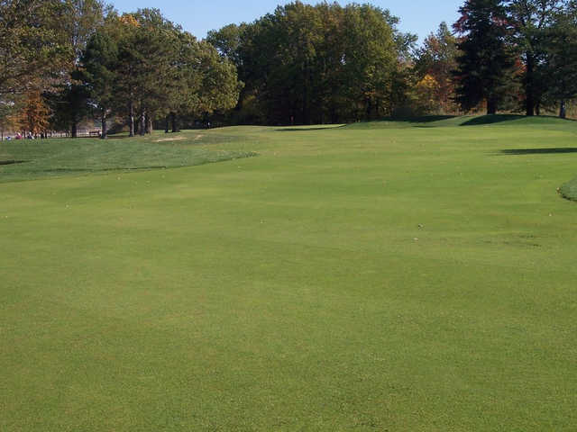 A view from a fairway at Lost Nation Golf Course