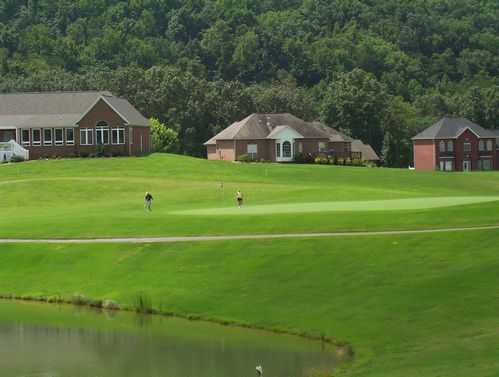 A green view from Patriot Hills Golf Club