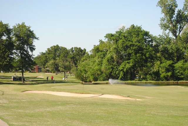 A view of a green at Muskogee Country Club