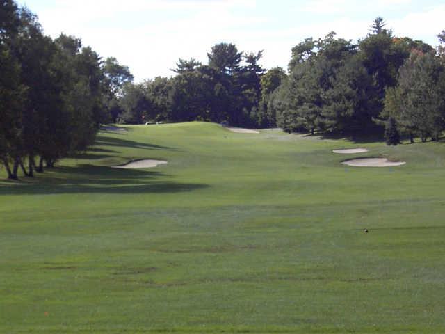 A view from fairway #18 at Maple Moor Golf Course.