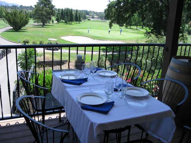 A view from the terrace at La Contenta Golf Club