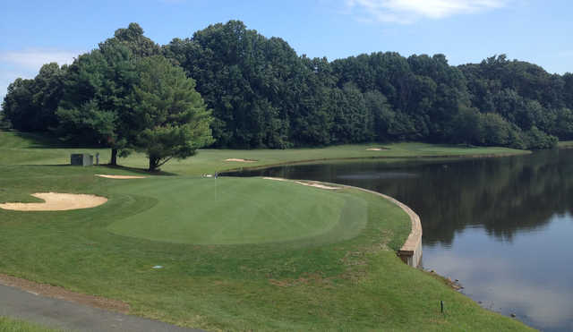 A view of a green at Penderbrook Golf Club.
