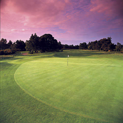 A view of the 4th hole at Ladybank Golf Club